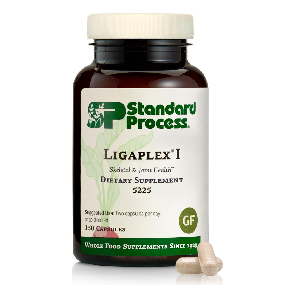 Botella de Standard Process Ligaplex I para soporte articular.