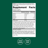 Etiqueta de Ligaplex II, información nutricional y uso recomendado del producto.