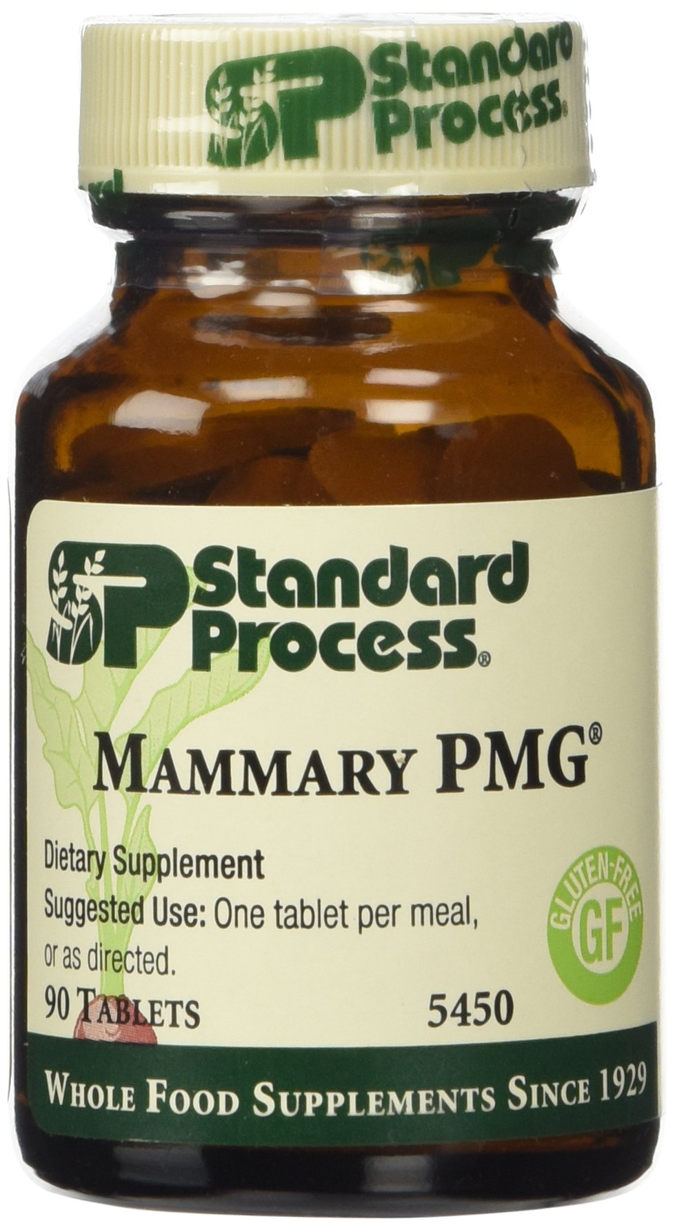 Standard Process Mammary PMG en botella, apoyo diario para la salud mamaria.