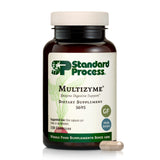 Multizyme de Standard Process: envase para apoyo digestivo diario.