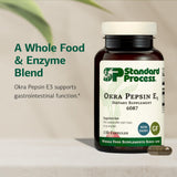 Standard Process Okra Pepsin E3: caja de presentación para fácil almacenamiento