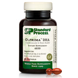 Olprima DHA de Standard Process: botella de cápsulas para apoyo cardíaco y cerebral