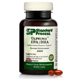 Standard Process Olprima EPA|DHA: botella de cápsulas, posible apoyo a la salud general