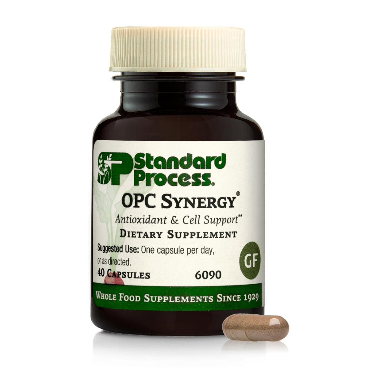 Standard Process OPC Synergy: botella con dosis diaria para apoyo antioxidante