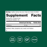 Goteros de Phosfood listos para dosis diaria en agua.