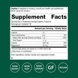 Standard Process Prebiotic Inulin: etiqueta clara que destaca la fuente de fibra prebiótica
