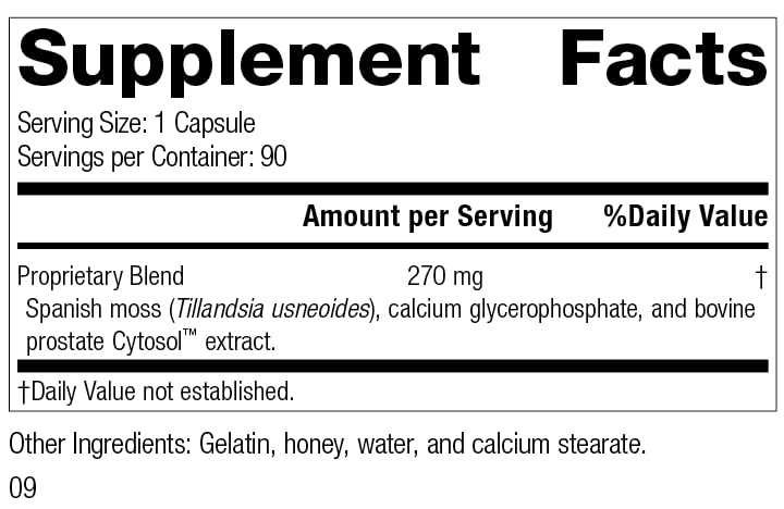 Prost-X de Standard Process: enfoque en la próstata para bienestar diario.