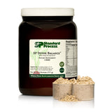 SP Detox Balance, botella vertiendo, desintoxicación diaria con proteína vegetal.