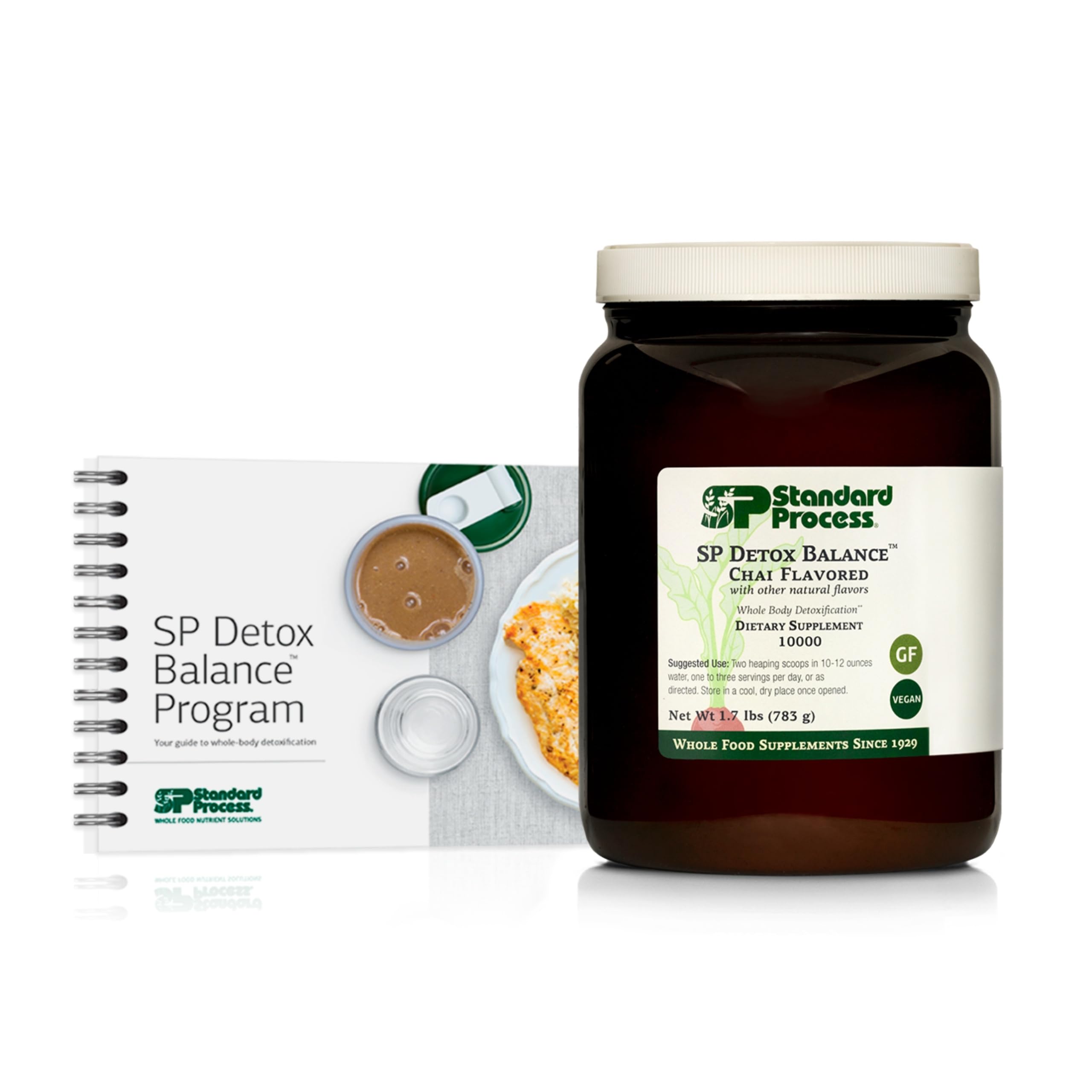 Standard Process SP Detox Balance Chai, empaque del kit para detox suave y práctico
