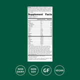 Etiqueta frontal de SP Detox Balance con información de ingredientes clave.