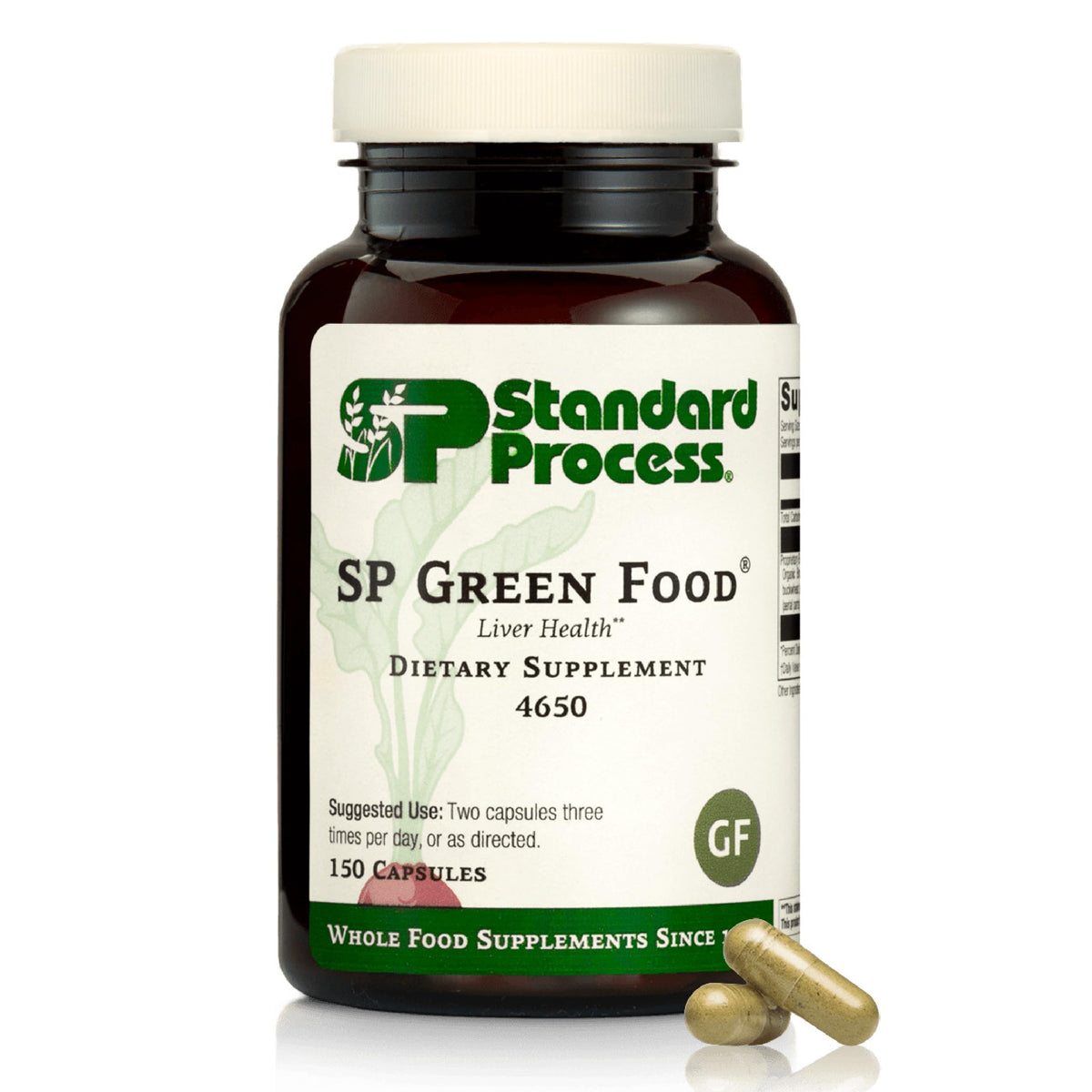 SP Green Food de Standard Process, hoja de alfalfa, apoyo nutricional diario