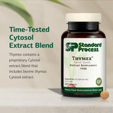 Standard Process Thymex Cytosol, tabletas en blister para dosis consistentes.