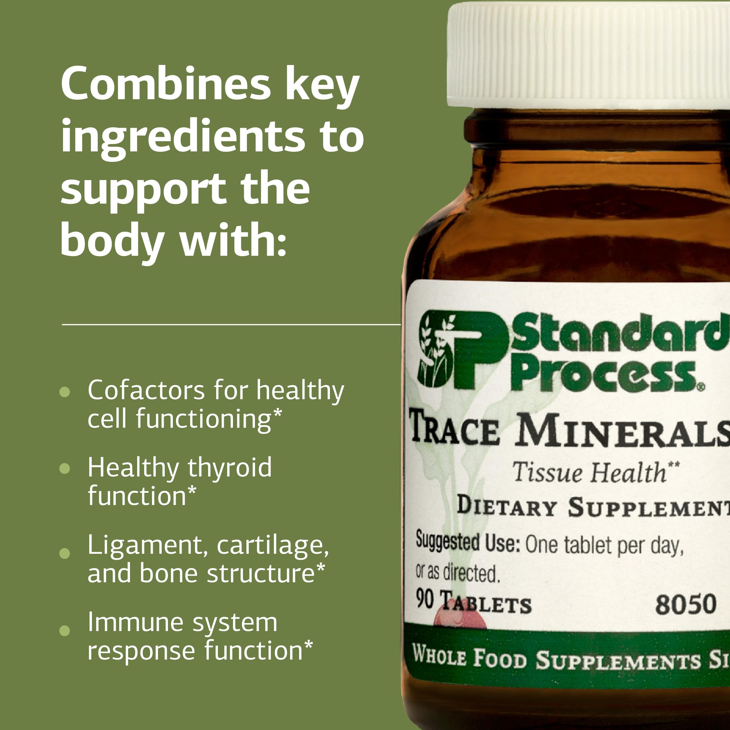 Standard Process Trace Minerals-B12: caja de empaque de calidad.