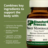 Standard Process Trace Minerals-B12: caja de empaque de calidad.