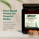 Batido Veg-E Complete Pro Chocolate, sabor delicioso para energía diaria.