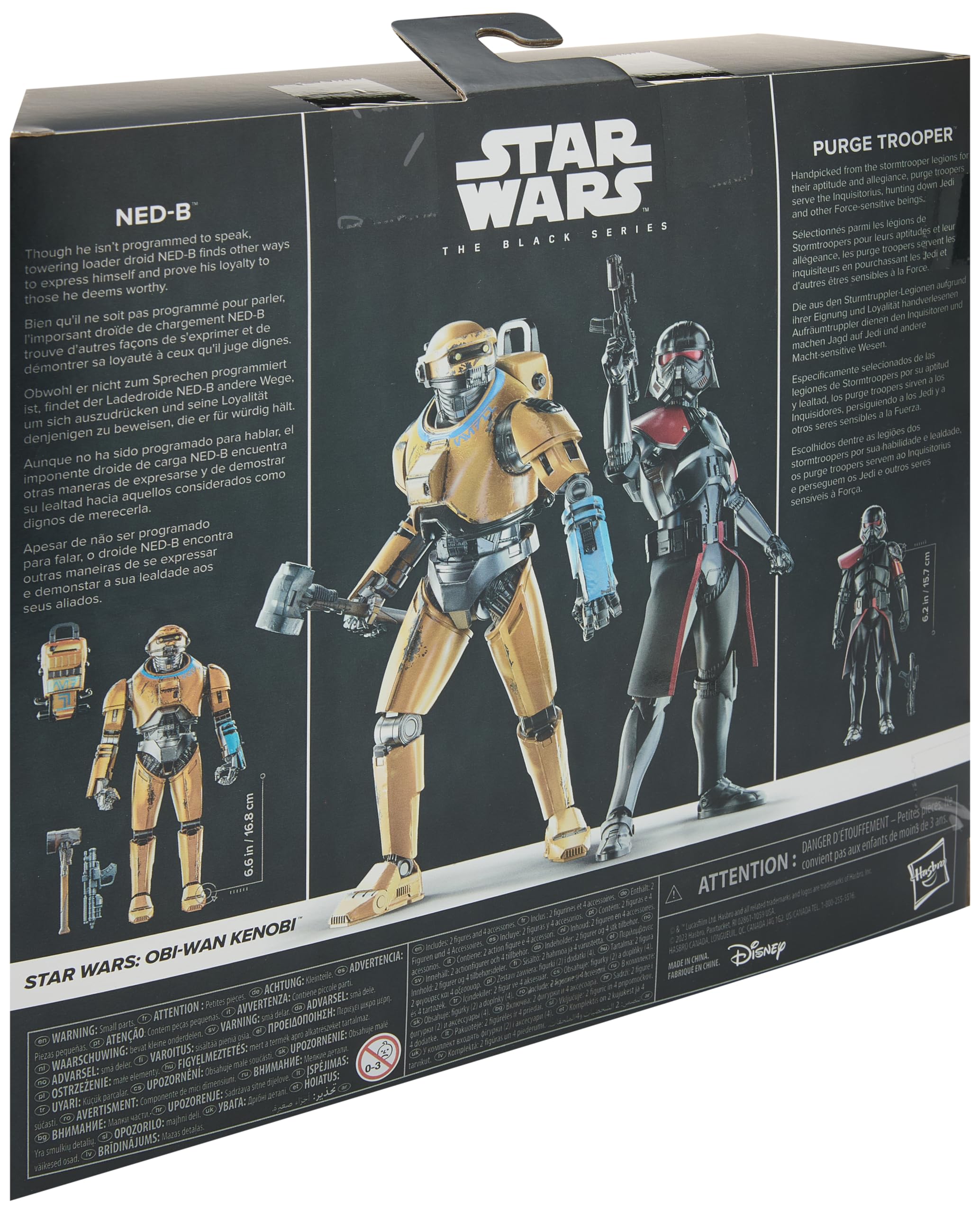 STAR WARS Black Series Ned-B y Purge Trooper, colección de Obi-Wan Kenobi