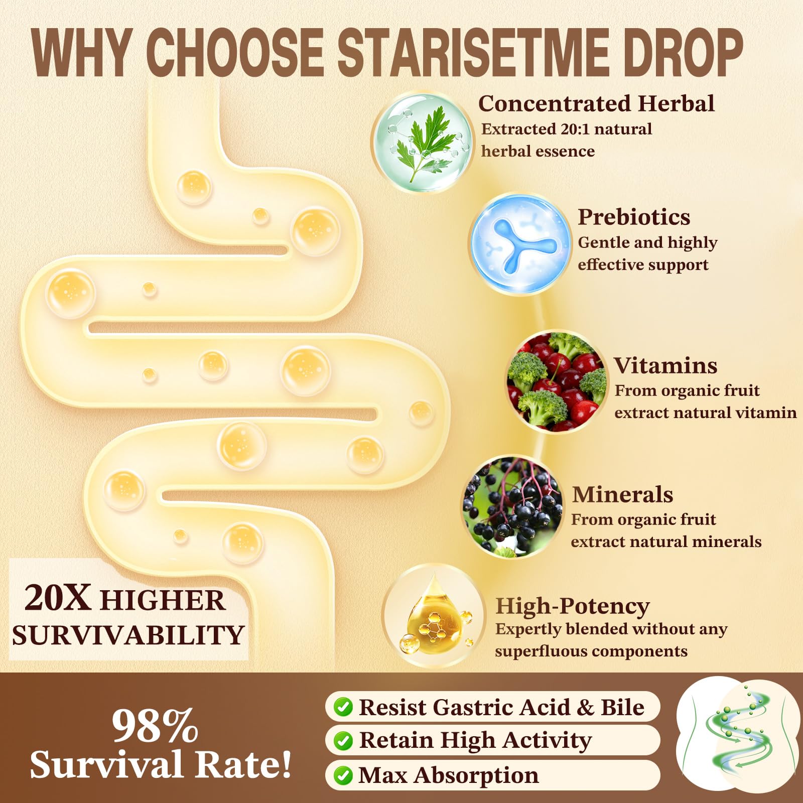 Prebióticos FOS-GOS en Starisetme para microbiota diversa.