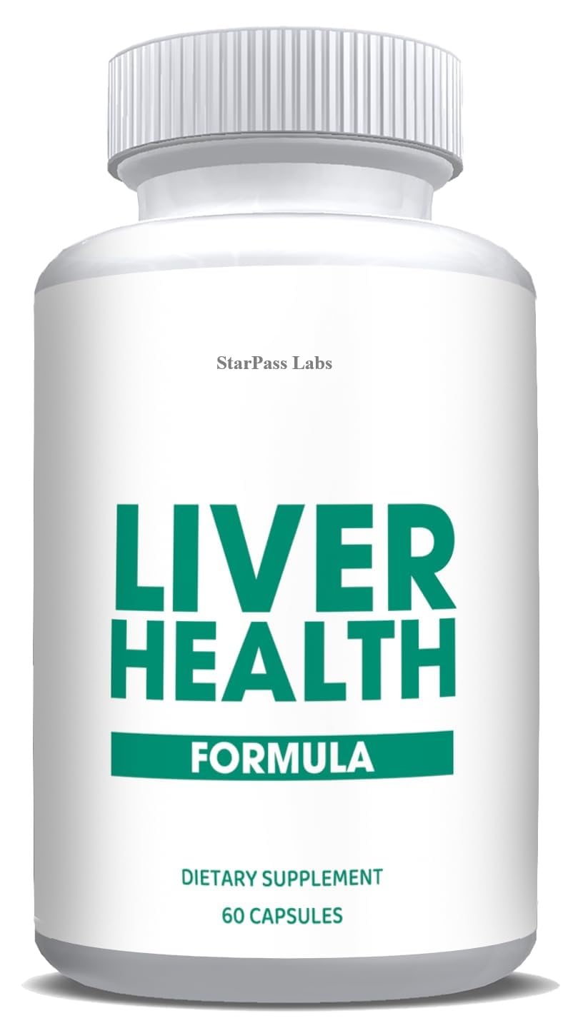 StarPass Labs Pure Liver Health en empaque, apoyo a la salud del hígado.