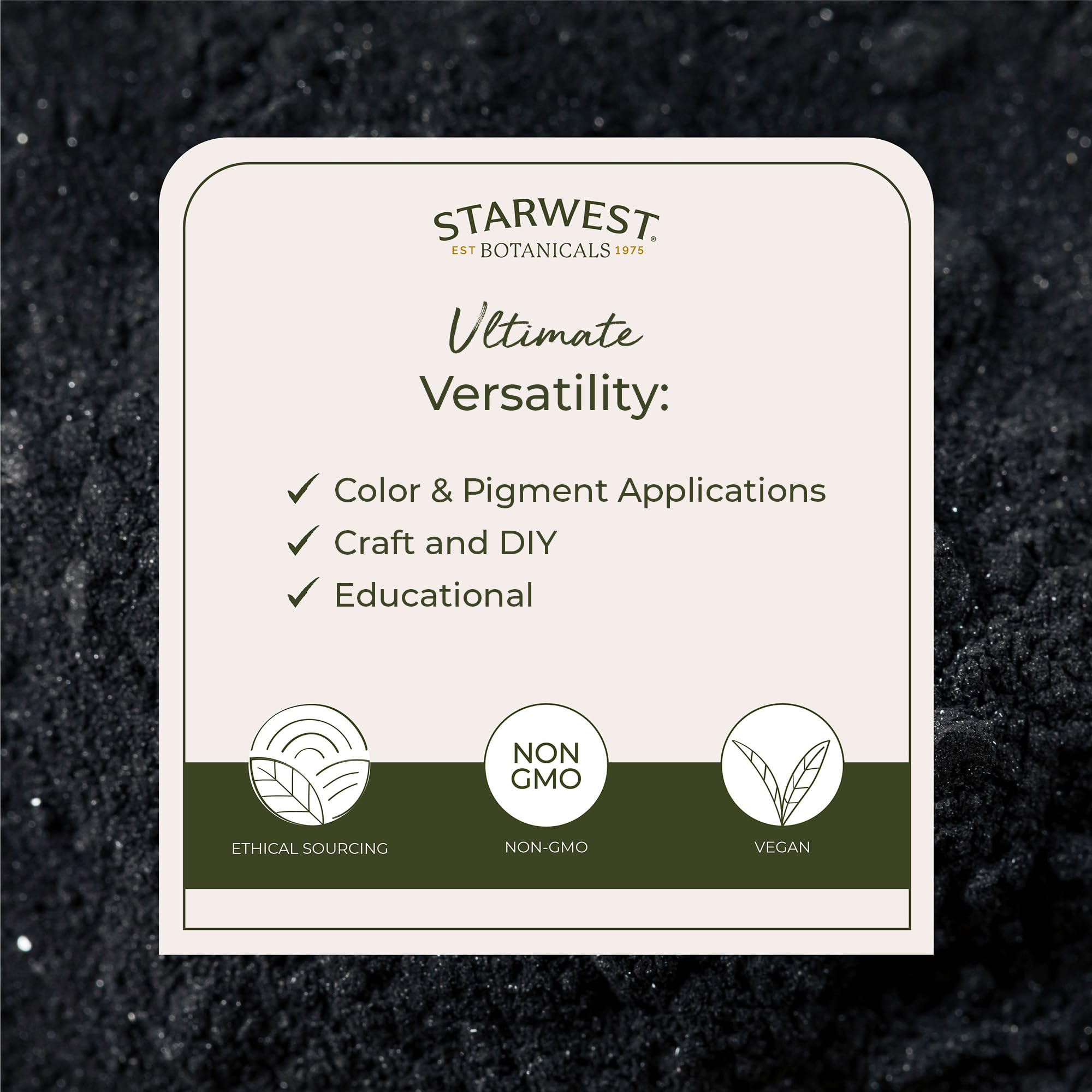 Starwest Botanicals carbón activado de madera, polvo para cuidado de la piel
