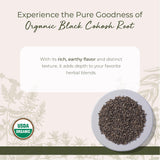 Raíz de cohosh negro cortada y tamizada para tés aromáticos