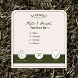 Starwest Botanicals empaque de cuatro onzas para conservación práctica