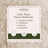 Starwest Botanicals envase con etiqueta kosher resalta calidad y pureza