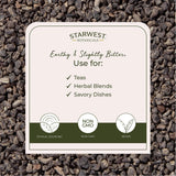 Starwest Botanicals etiqueta orgánica y certificación kosher