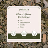 Starwest Botanicals Ginkgo, té en taza, infusión suave para ritual diario.