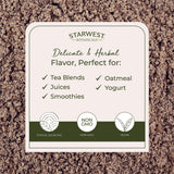Starwest Botanicals polvo de cardo mariano para batidos, mezcla fácil y agradable.