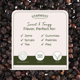 Starwest Botanicals sauco para mermeladas, sabor afrutado para untar