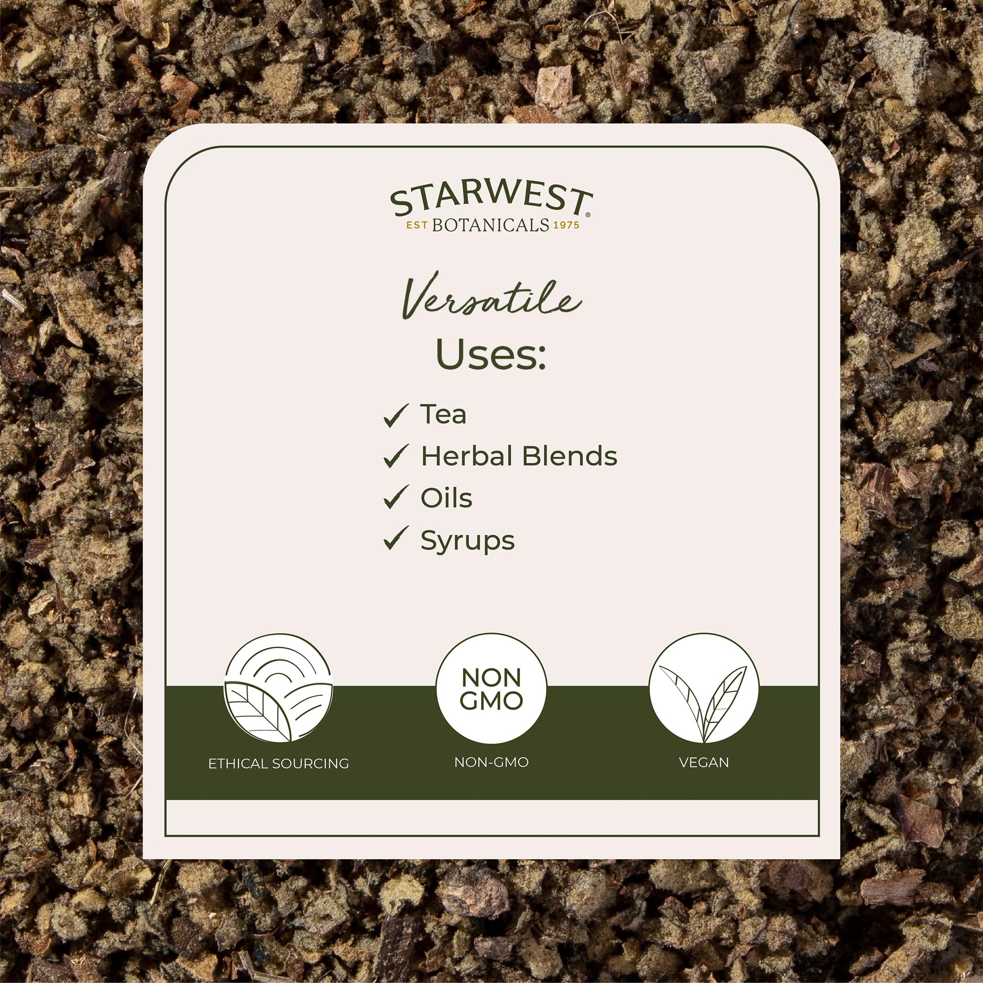 Starwest Botanicals té de Verbascum thapsus listo para preparar infusion