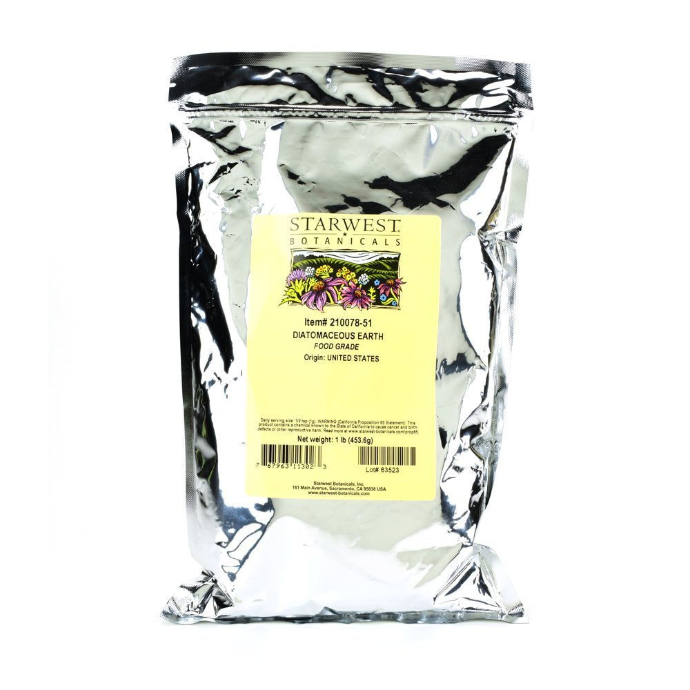 Starwest Botanicals Tierra diatomacea en botella para uso diario.