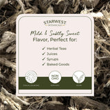 Starwest malvavisco, corte y tamizado para blends consistentes