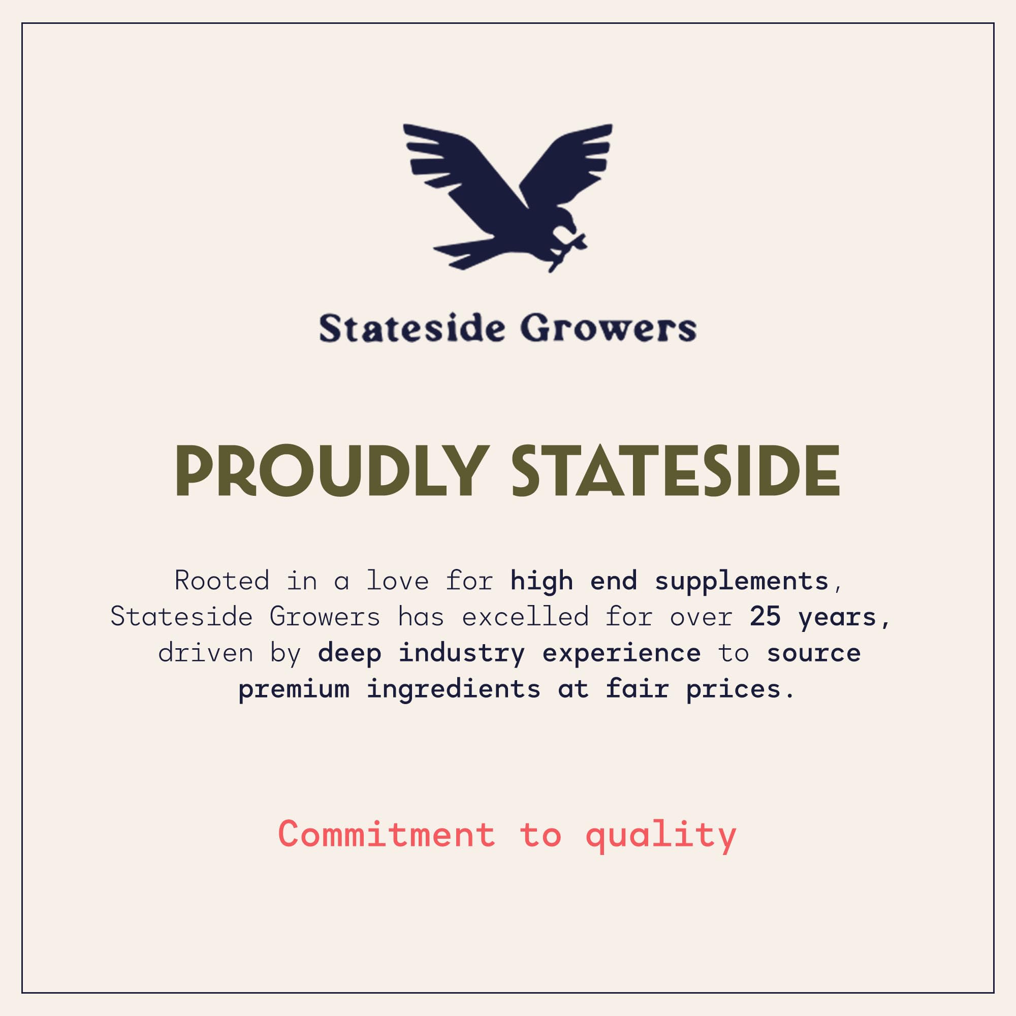 Stateside Growers polvo hierba trigo orgánico en envase compacto para uso diario.