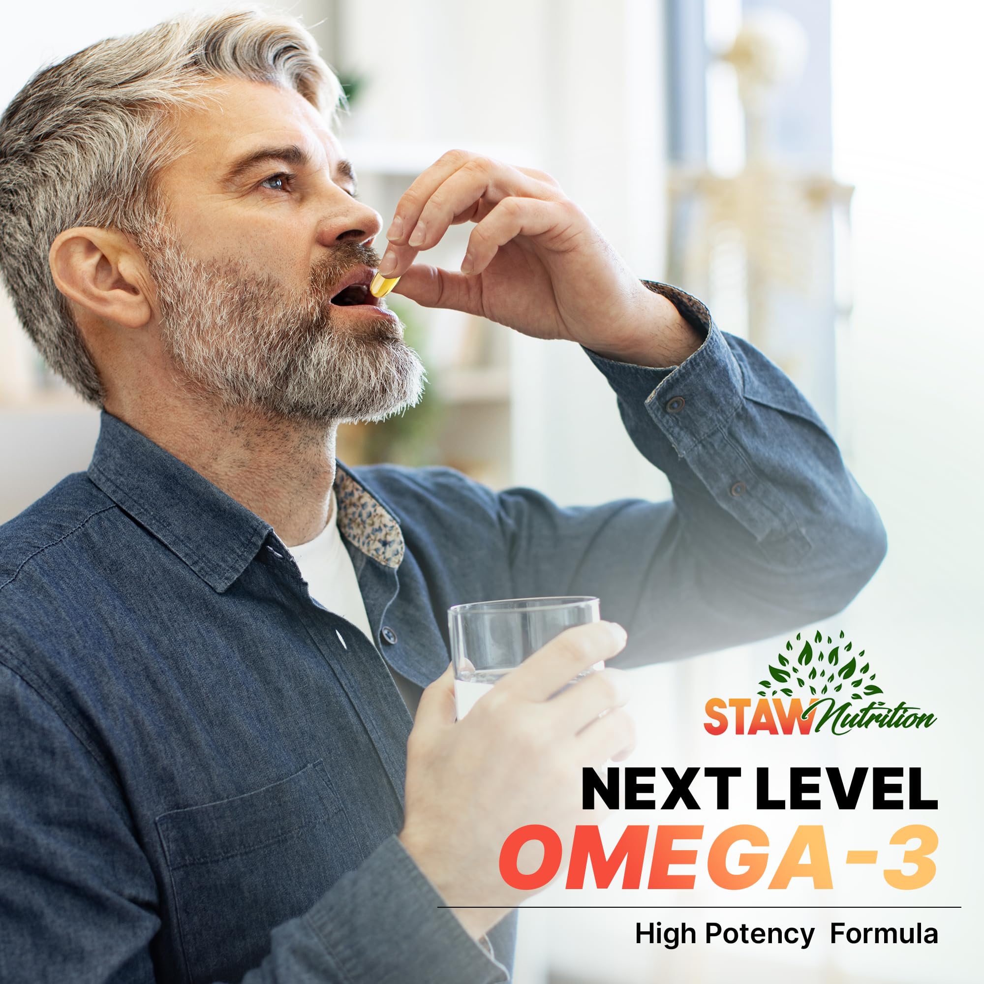 STAW Nutrition Omega-3: cápsulas listas para consumo diario.