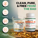 STAW Nutrition Omega-3: porción diaria de cápsulas para apoyo general.