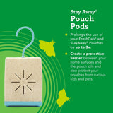 Stay Away EarthKind Pouch Pod, material resina bio que protege las bolsas.