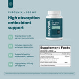 Stay-Well Naturals curcumina cápsulas: antioxidante diario potente