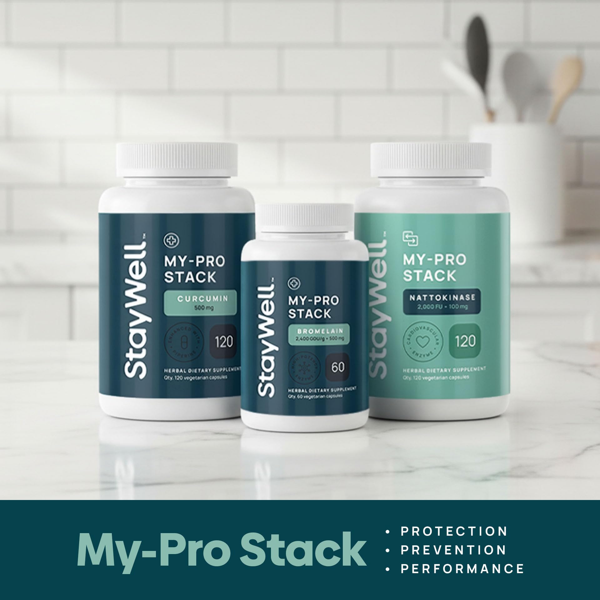 Presentación de 60 días Stay-Well Naturals: conveniencia para la rutina