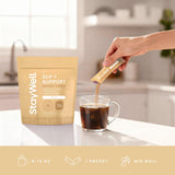Stay-Well Naturals Slim Coffee GLP-1, ingredientes como yerba mate y canela.