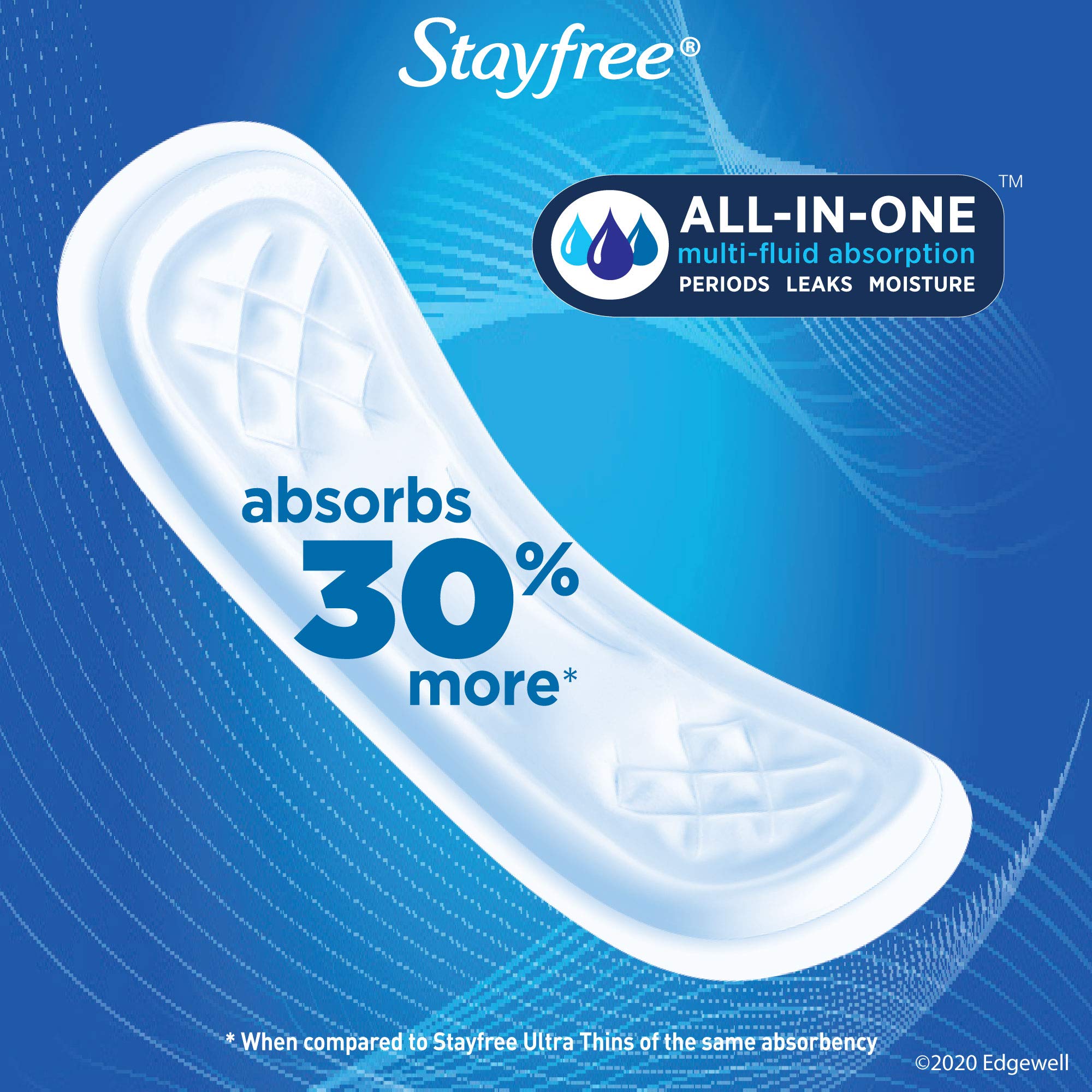 Stayfree Maxi Regular control de olor para mayor confianza durante tus actividades.