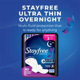 Stayfree protección anti-filtraciones durante la noche para descanso más cómodo