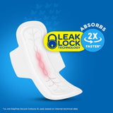 Stayfree paquete de 40 protecciones con alas para conveniencia.