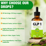 Steblowlly GLP-1 Gotas sin azúcar para estilo de vida limpio.