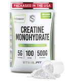 SteelFit Creapure Creatina Monohidrato en bote para energía sostenida durante el entrenamiento