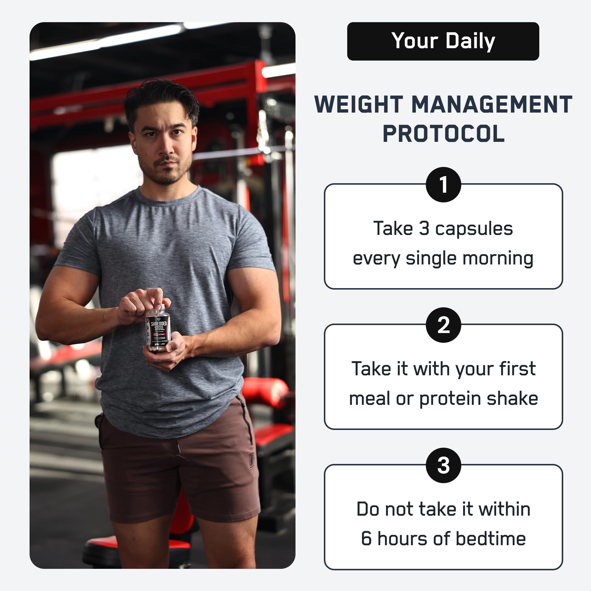 SteelFit Shredded Steel: dosis matutina para empezar el día con energía