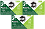 STEM Repels Mosquitos, paquete triple de toallitas para viaje y uso al aire libre