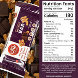 Barra Step One: empaque trasero con información nutricional clara.