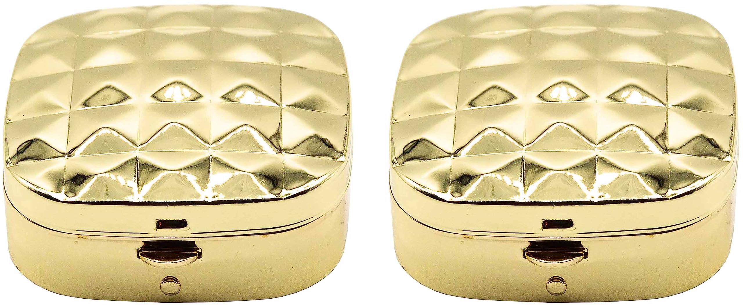 Stephanie Imports detalle de acero cromado dorado da durabilidad y elegancia al conjunto.