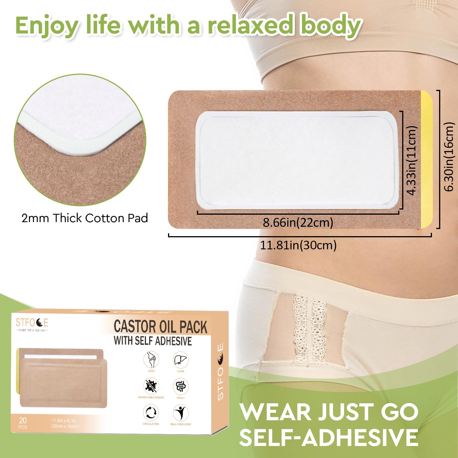 STFOCE solución desechable sin necesidad de lavado para conveniencia diaria.
